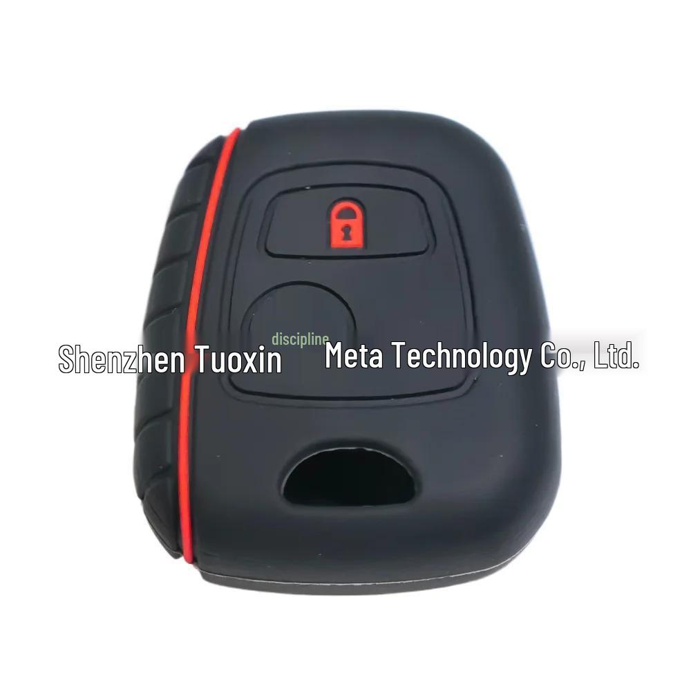 Silicone Key Cover for Dongfeng Peugeot 207/307 and Citroen Elysee/Picasso - 2 Button