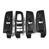 4pcs Car Interior Door Armrest Window Switch Button Cover Trim Fit for Subaru Forester SK  Carbon Fiber Grain Car