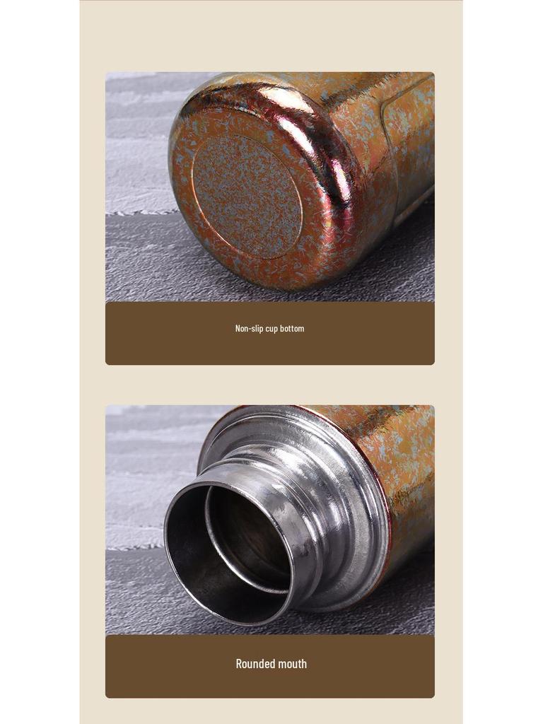 Pure Titanium Magnetic Insulated Car Mug - High-End Portable Tea Cup