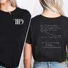 The Tortured Poets Department Tshirt Eras Tour Merch TTDP T Shirt Alls Fair In Love and Poetry Tshirts Chairman Streetwear