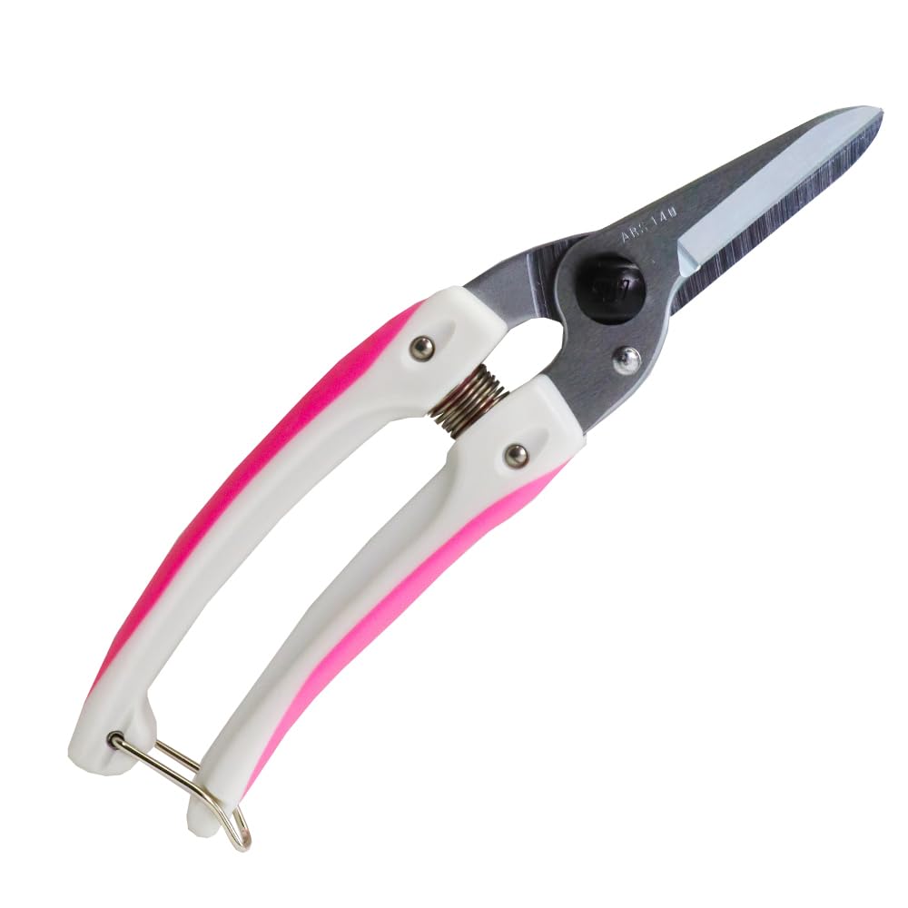 Ars Corporation Family Lightweight and Compact Flower and Garden Shears (Deluxe Pink) 140DX-P розовый