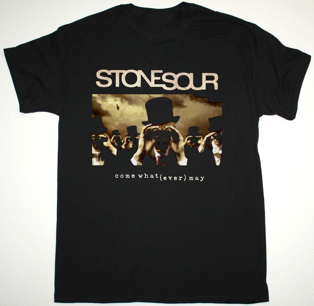 

STONE SOUR COME WHAT EVER MAY Cotton Black Full Size Unisex Shirt M