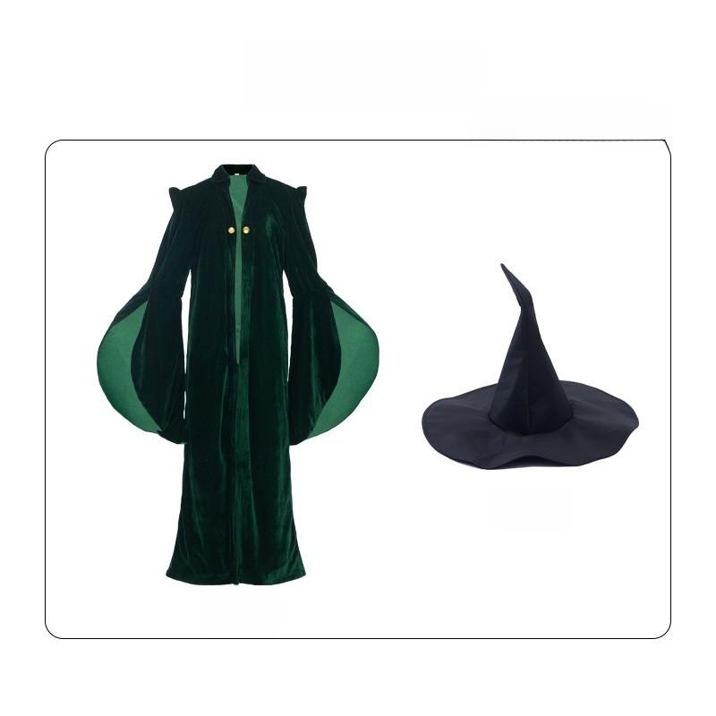 

Harry Potter Cosplay Costume For Stage Performance With Velvet Fabric For Adults S