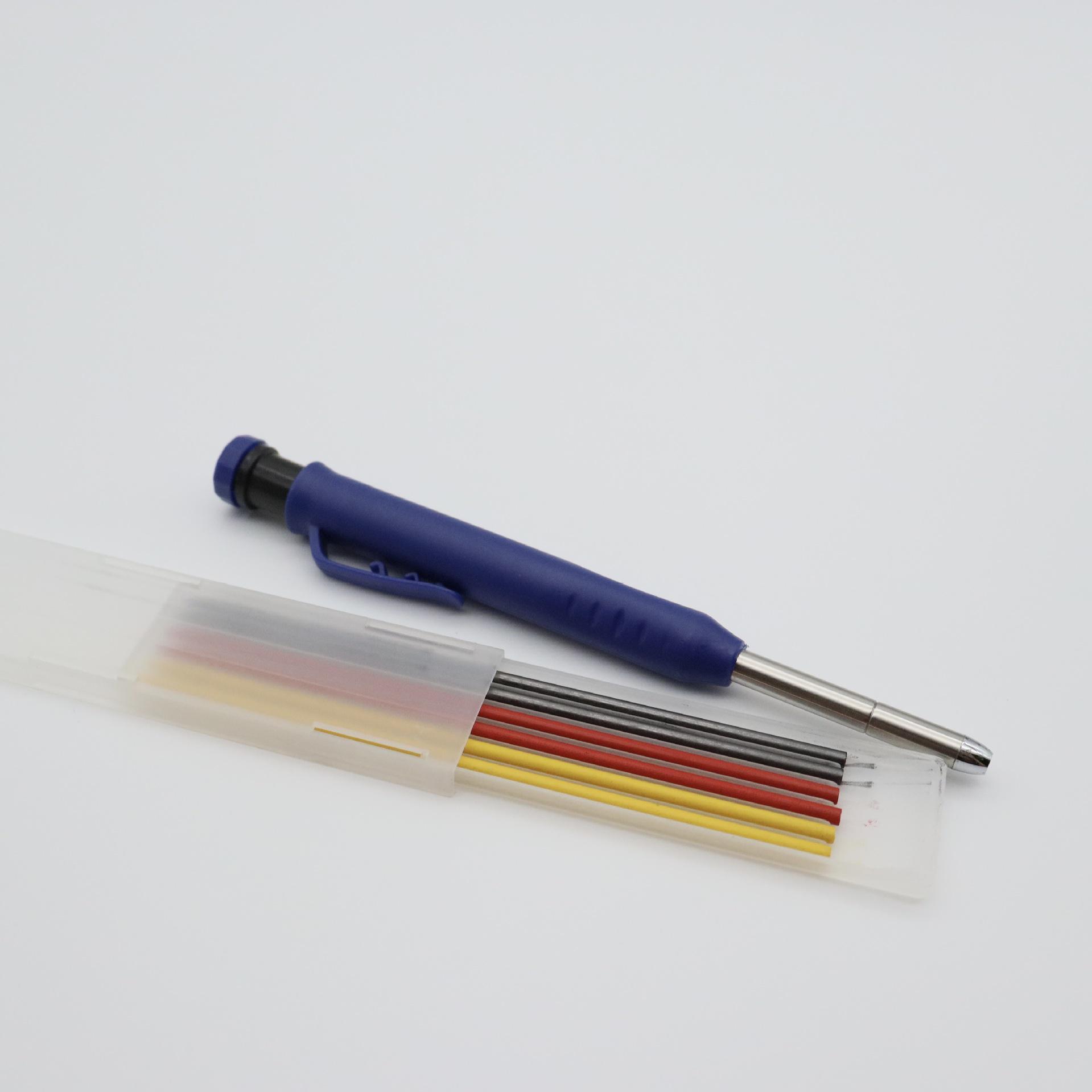 

Професійний столярний олівець 2,8 мм для розмітки глибоких отворів з графітовим стрижнем