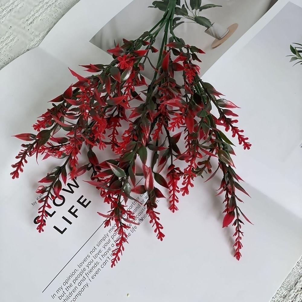 5 Bundles 5 Heads Artificial Lavender Flowers 36cm 7 Colors Outdoors Garden Lavender Flowers Outdoor Plants