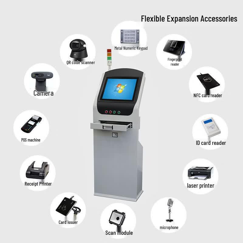 23.6-inch Industrial Touchscreen Self-Service Kiosk CN plug (adapter included)