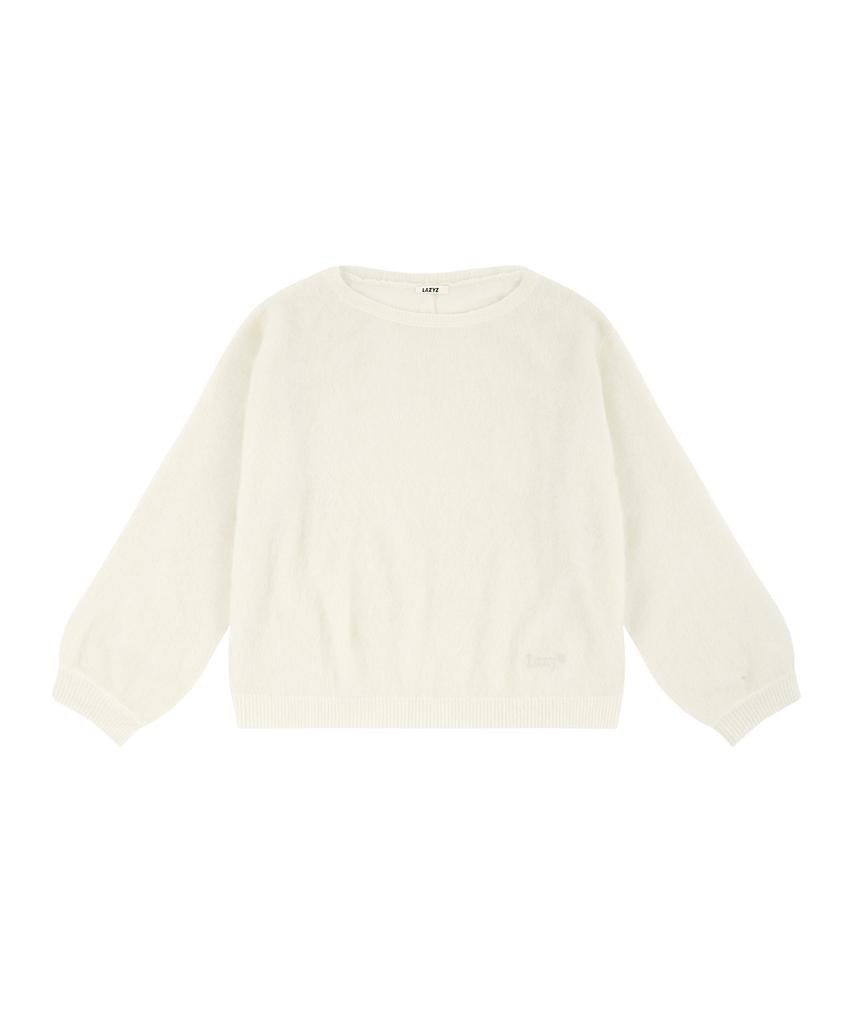 Leijiji Cloud Off-Shoulder Wool Knit (3 Colors)