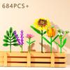 Blocos de Construção Criativos de Flores 684 Peças Brinquedos Modelo Flor de Bloco de Construção Montar Brinquedos de Blocos para Criança Ornamento Presentes