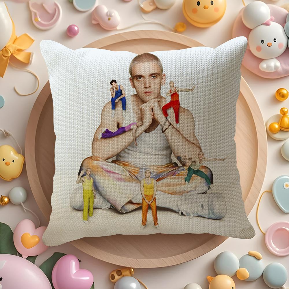 Hot Chill Singer Music L-Lauv Pillow Case Sofa Living Room Bedroom Headboard Backrest Cushion Square Cushion