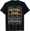 Vintage Born In 1949 Classic 75th Birthday Original Gift Unisex T-Shirt