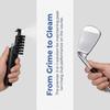 ABS Handle Golf Club Brush Detachable Bottle Cleaning Brush Golf Groove Cleaner  Practice Bag