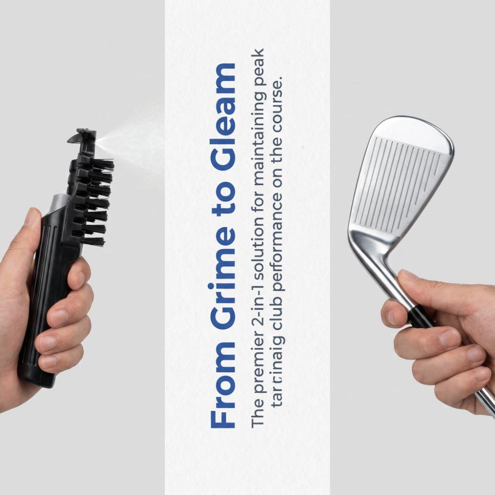 ABS Handle Golf Club Brush Detachable Bottle Cleaning Brush Golf Groove Cleaner  Practice Bag