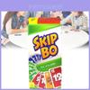 Jogo de Cartas Skip Bo Emocionante Ideal Para Diversão em Família e Reuniões Amigáveis
