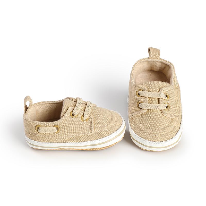 Non-Slip Canvas Slip-On Shoes for Babies 6-12 Months – Soft Sole, Stay-On Design for Boys and Girls