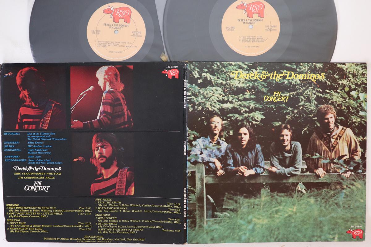 

LP Record DEREK & THE DOMINOS - In Concert SO28800 RSO 1973 US Rock Used