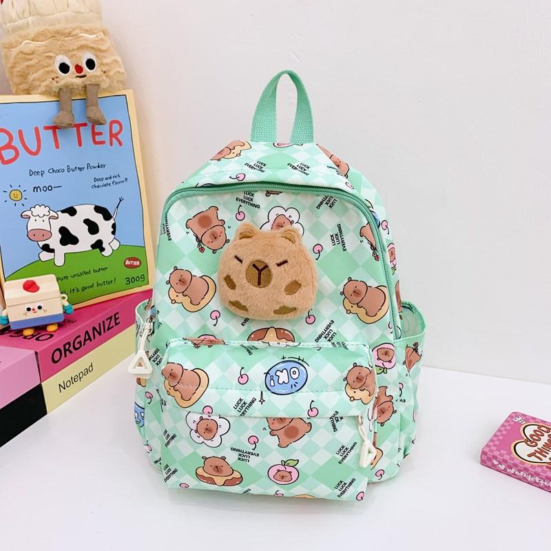 Children's Schoolbag New Cute Cartoon Kindergarten Backpack Boys and Girls Reduce the Burden High Value Backpack