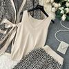 Autumn Winter Vintage Brand Designer Print Knitted Sweater Pant 3 Piece Set Women Tracksuit Long Sleeve Cardigans Vest Ankle Length Trousers Outfits