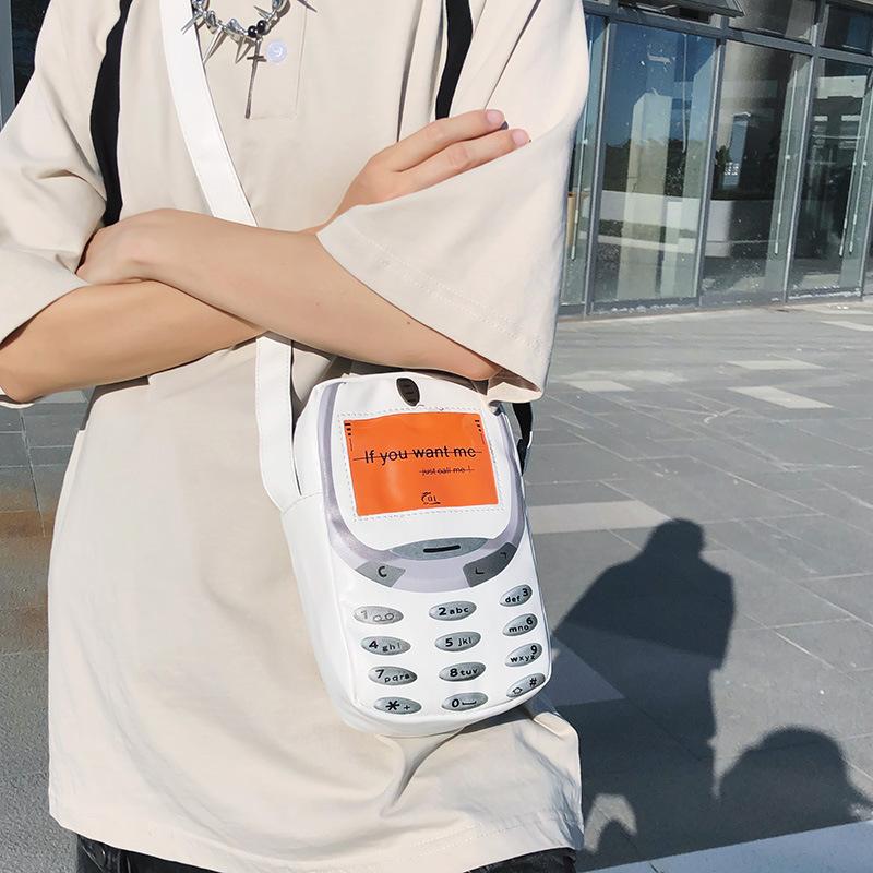 Kleine Tasche Damen 2025 neue Persönlichkeit lustig Handy kleine Umhängetasche lässig vielseitig Paar Schulter Umhängetasche