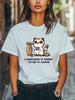 Funny Cat I Knocked It Down, I'd Do It Again' T-Shirt Men Women Unisex T-Shirt Unisex T-Shirt