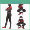 Spider-man Into The Spider-verse Miles Morales Cosplay Suit For Kids And Adults