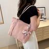 PU Leather Shoulder Bag Large Capacity Tote Bag Fashion Student School Bag