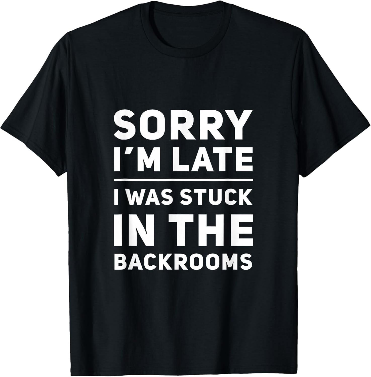 NEW LIMITED! Stuck in The Backrooms Liminal Space Quote Tee - MADE IN USA XXL