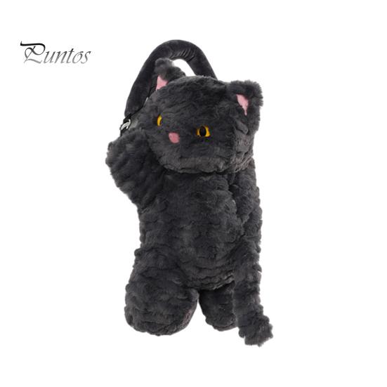 

Диспенсер для салфеток из плюша с застежкой-молнией в форме мультяшного кота, простая в установке, симпатичная подвесная коробка для салфеток на автомобиль серый