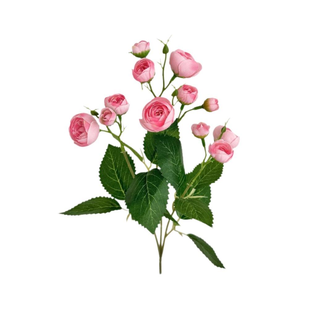 With Stems Fake Flower Bouquet Silk Flower Wedding Flowers Artificial Roses Flower  Table Patio