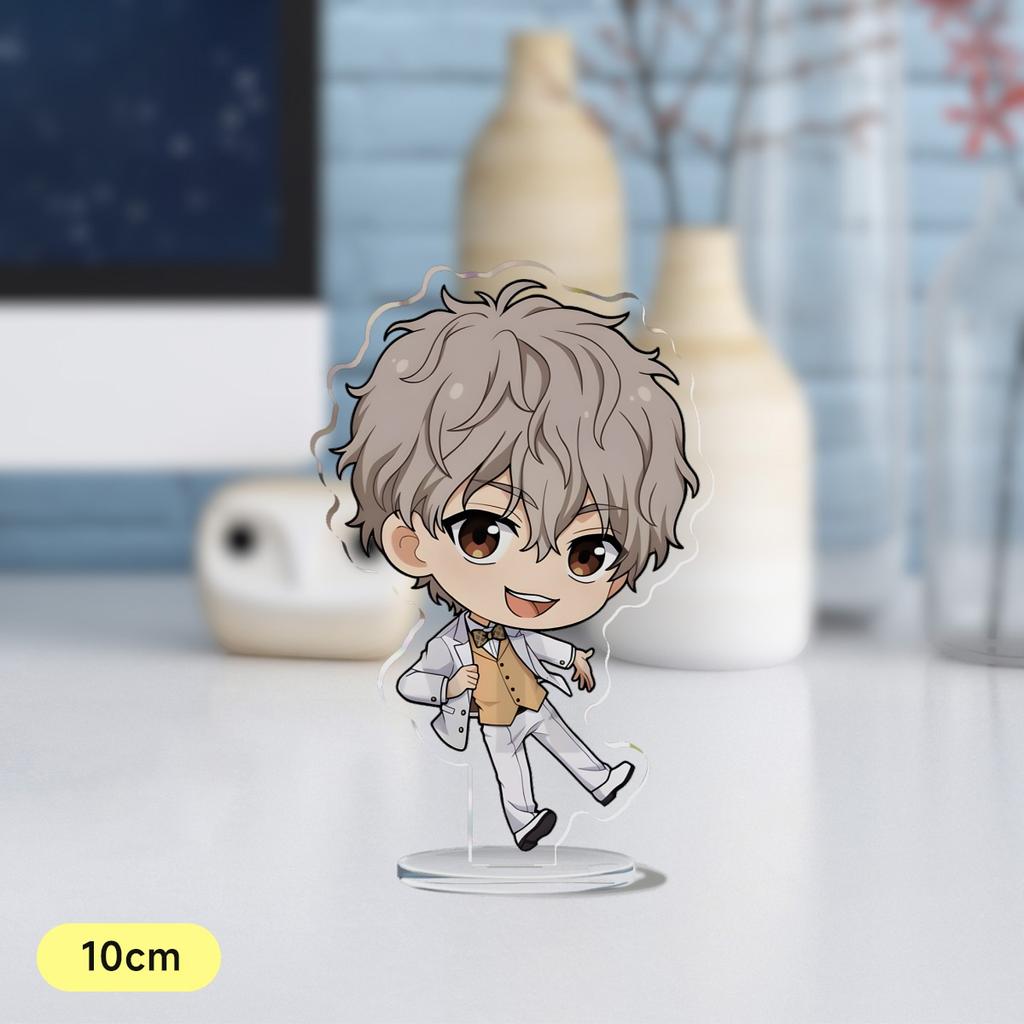 Anime Wind Breaker 10cm Acrylic Stand Sakura Haruka Yukai Akihiko Su Fang Q Version Mini Figure Model Plate Gift