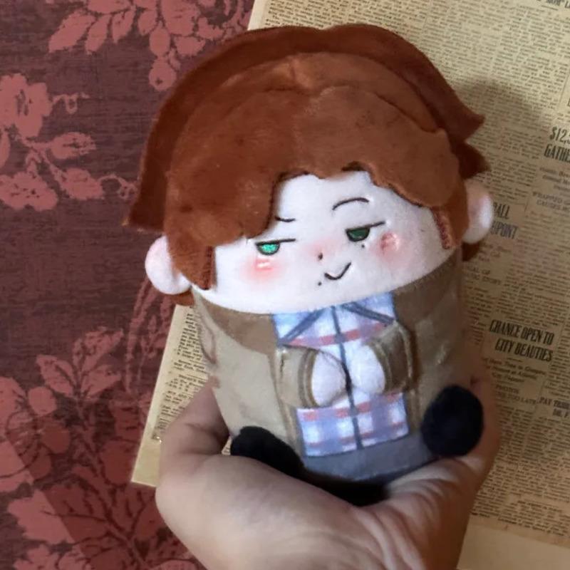 New Supernatural Plush Pendant Super Natural SPN Dean Sam Pendant Plushie Kawaii Backpack Keychain Doll Toy Collect Fans Gift