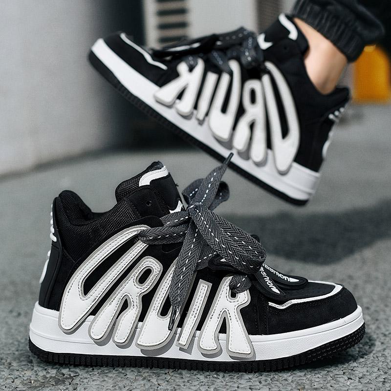 Новые вулканизированные кроссовки Мужская панк-платформа Повседневная обувь для мужчин — фото 6