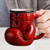1pcs Fun Boxing Glove Mug Stainless Steel Coffee Cup Resin Craft Tabletop Ornament Creative Novelty Water Cup 200ml