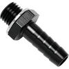 M12x1.5 Male Metric To 3/8 Hose Barb Fuel Pump Inlet Outlet Adapter Fitting Aluminum Black