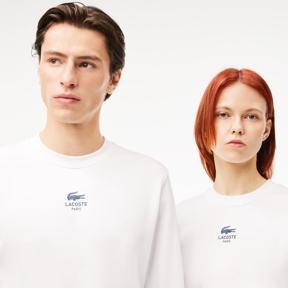Lacoste Men's Soft Branding Crewneck Sweatshirt SH2736-54N70V