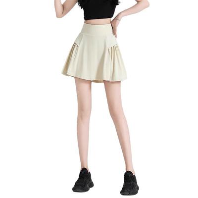 Tennis Skirt Women's Sports Half-length Skirt Badminton Outdoor Running Pleated Skirt Anti-light Speed Drying Yoga Fitness Skirt