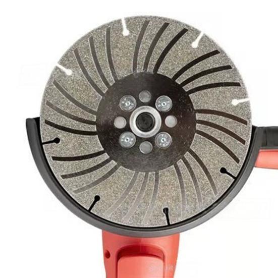 Diamond Grinding Wheel Tool for 4-1/2" Angle Grinders High-Strength Alloy Steel 40/80 Grit Rebar Cutting Diamond Wheel