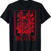 Black Roses Aesthetic Clothing Soft Grunge Clothes Goth Punk T-Shirt