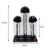 3 Head Bristle Cup Brush Bar For Scrubbing For Sink