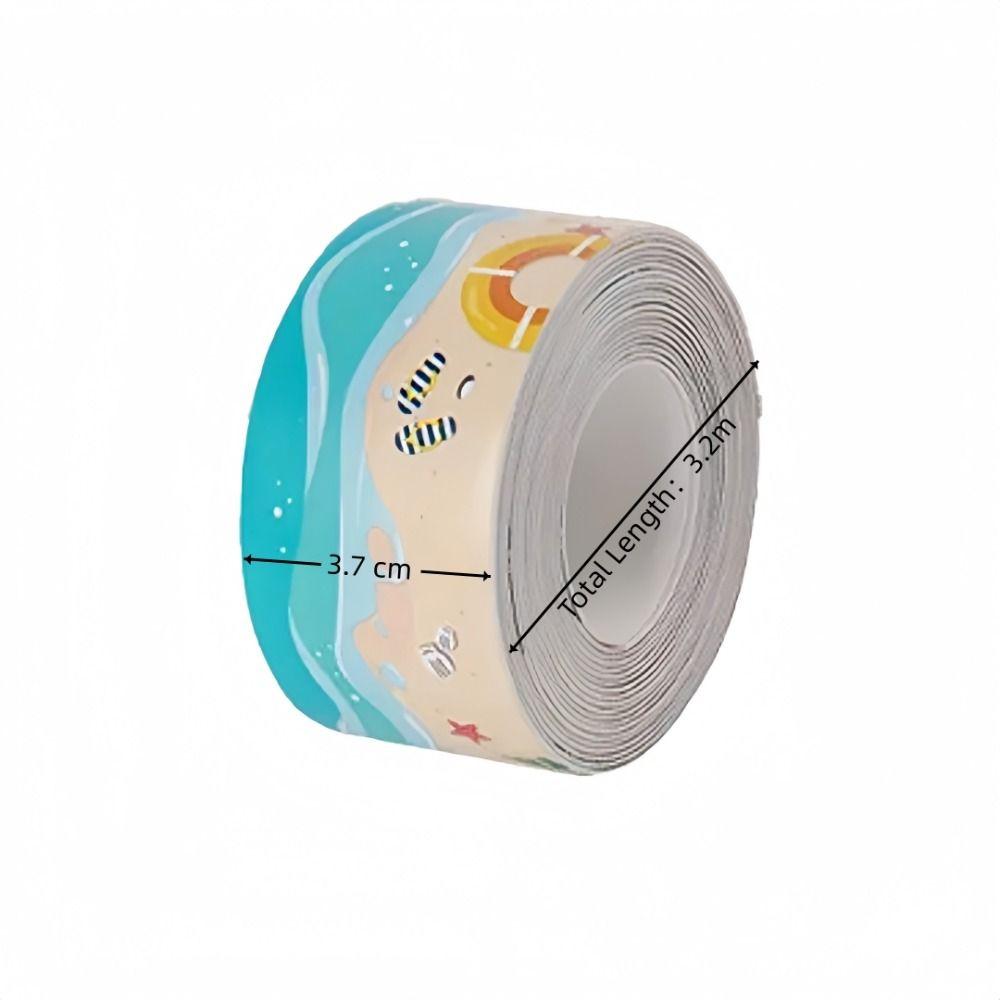 PVC Seam Adhesive Tape 3.2m/Roll Shower Tile Sealer Professional Caulk Tape  Kitchen Gadgets