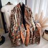 Winter Imitation Cashmere Scarf Women Design Outdoor Warm Pashmina Blanket Scarves Female Shawl Wraps Thick Foulard Bufanda