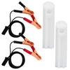 Automotive Injector Cleaner Kit, Manual Fuel Injector Flush Tool with Test Lead for SUV Truck Engine Tuning Maintenance