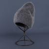 Rabbit Fur Beanies Soft Warm Fluffy Winter Hat for Women Angora Knitted Hat Beanies Female Bonnet warm Woman Knit Cap