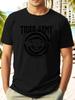 Tiger Army Graphic Print Short Sleeve T-shirt - Black Casual Summer Tee with Military-Inspired Design