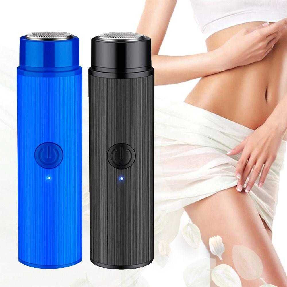 

Міцна автомобільна портативна міні-електрична бритва, що миється, USB-бритва для бороди синій