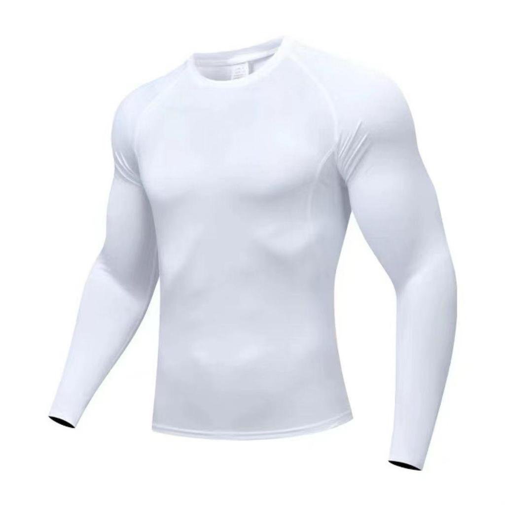 PRO Men's Quick-Dry Breathable Compression Long & Short Sleeve Fitness Running T-Shirt