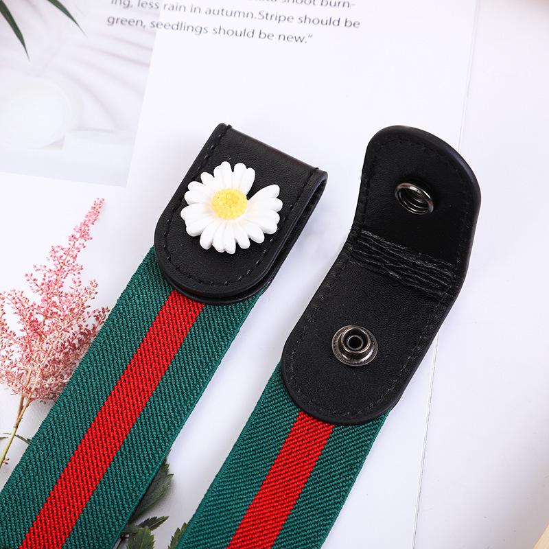 Buckle-Free Belt Ladies Decoration Lazy Belt Casual Elastic Elastic Jeans Belt Han