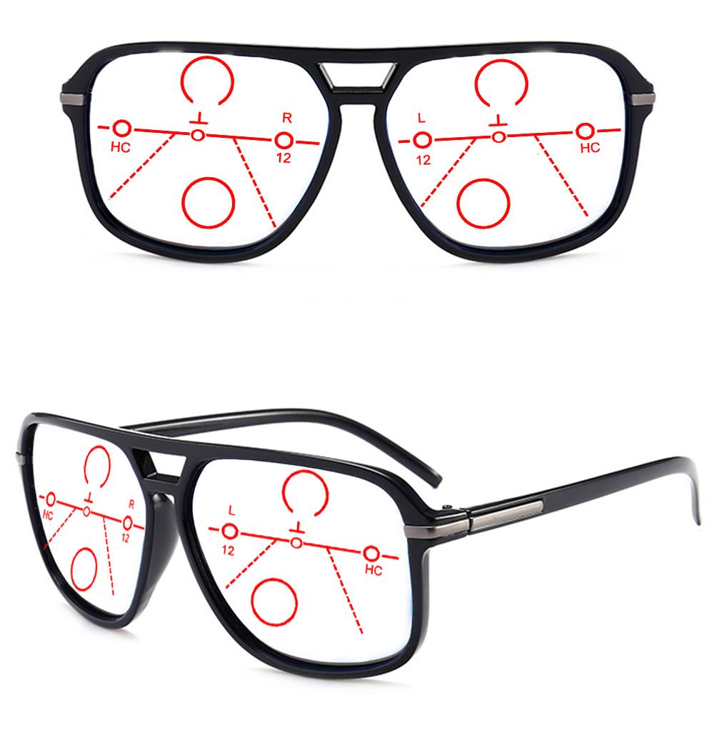 

Oversized Double Bridge TR90 MEN Progressive Multifocal Reading Glasses +0.75 +1 +1.25 +1.5 +1.75 +2 +2.25 +2.5 +2.75 To +4 +75 чёрный