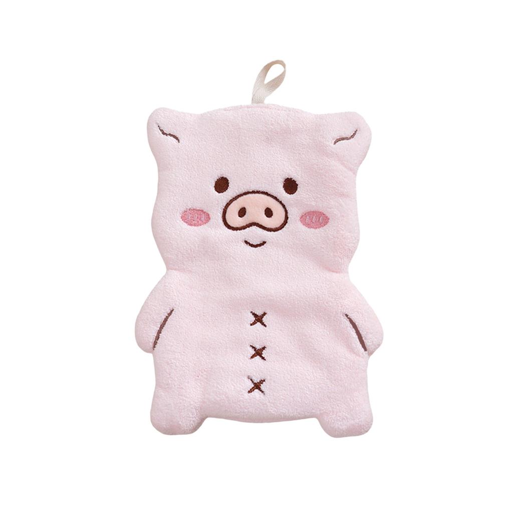 Tierische Kinderhandtücher Weich Saugfähig Polyester Schnelltrocknend für Küche und Badezimmer