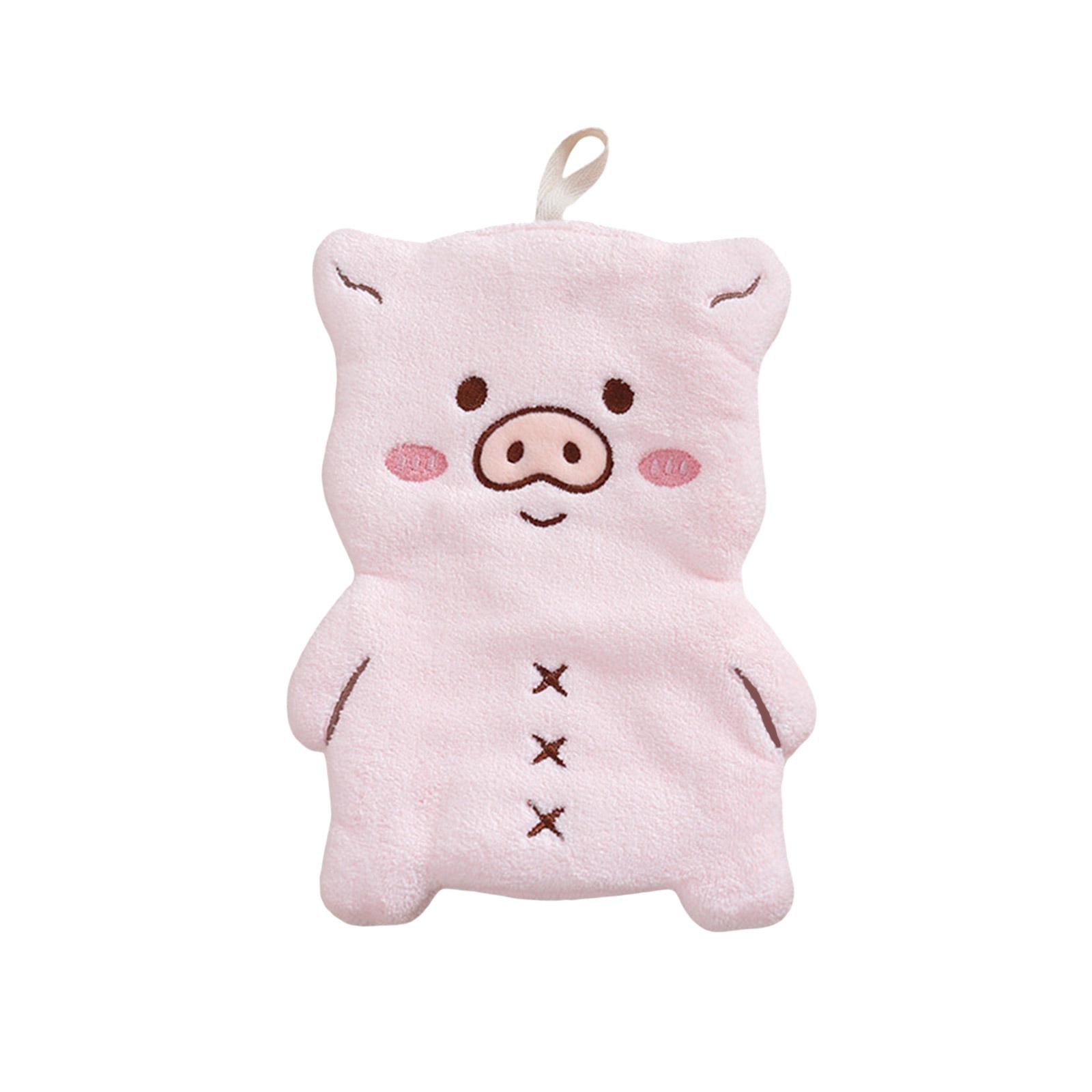 

Детское полотенце для рук, полотенце с изображением животных, впитывающие полотенца из микрофибры, быстросохнущие впитывающие мочалки для кухни B