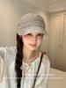 New Retro Newsboy Hat Pleated Simple Temperament Beret Spring and Summer Literary Face Little Peaked Cap
